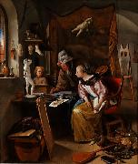 Jan Steen The Drawing Lesson Sweden oil painting artist